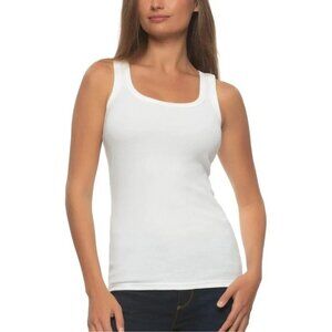 NEW Felina Women's M 3-Pack Ribbed Tank Tops  Ultra Soft Cotton Blend
